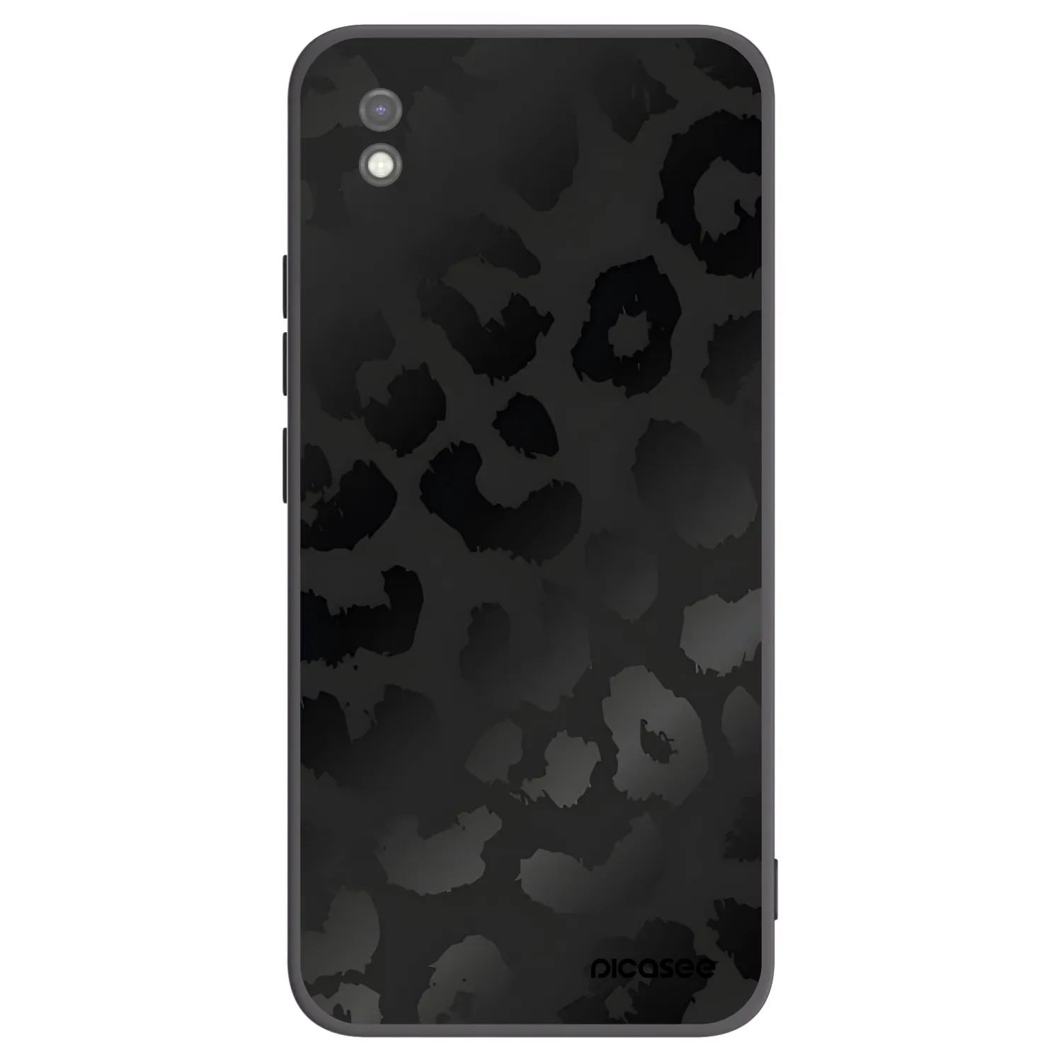 Picasee Xiaomi Redmi 9AT Hülle - Schwarzes Silikon - Midnight Leopard