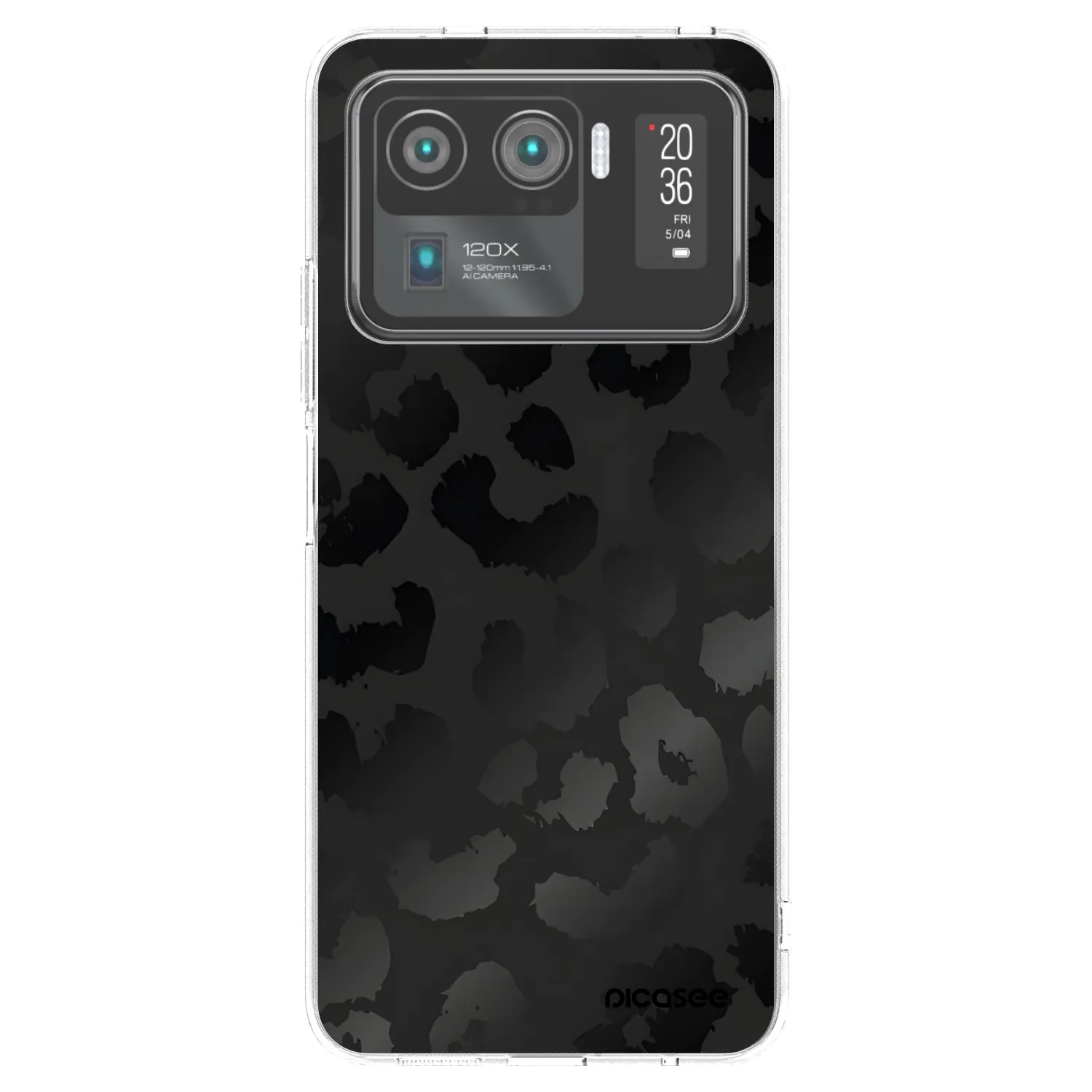 Picasee Xiaomi Mi 11 Ultra Hülle - Transparentes Silikon - Midnight Leopard