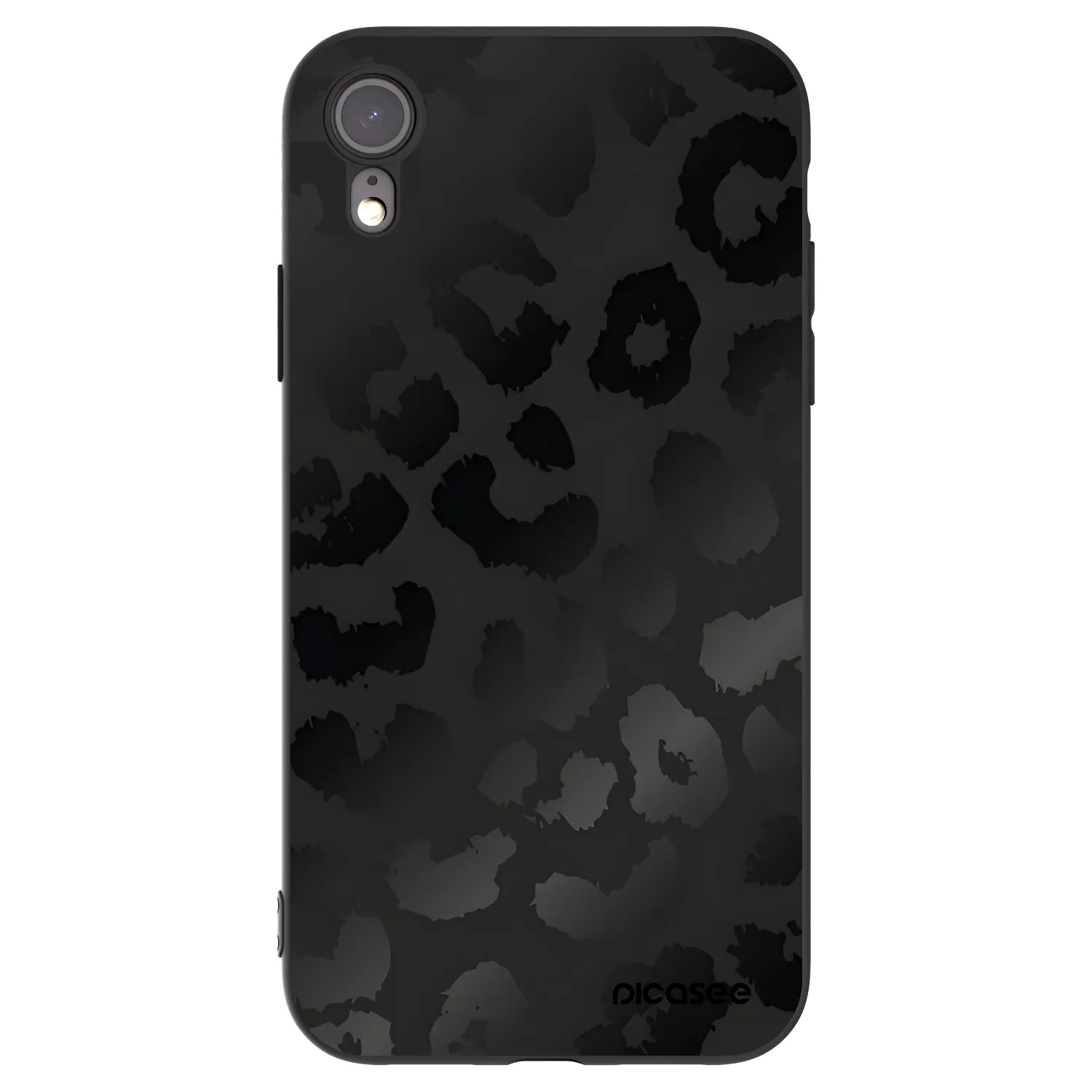 Picasee Apple iPhone 6 Plus/6S Plus Hülle - Schwarzes Silikon - Midnight Leopard
