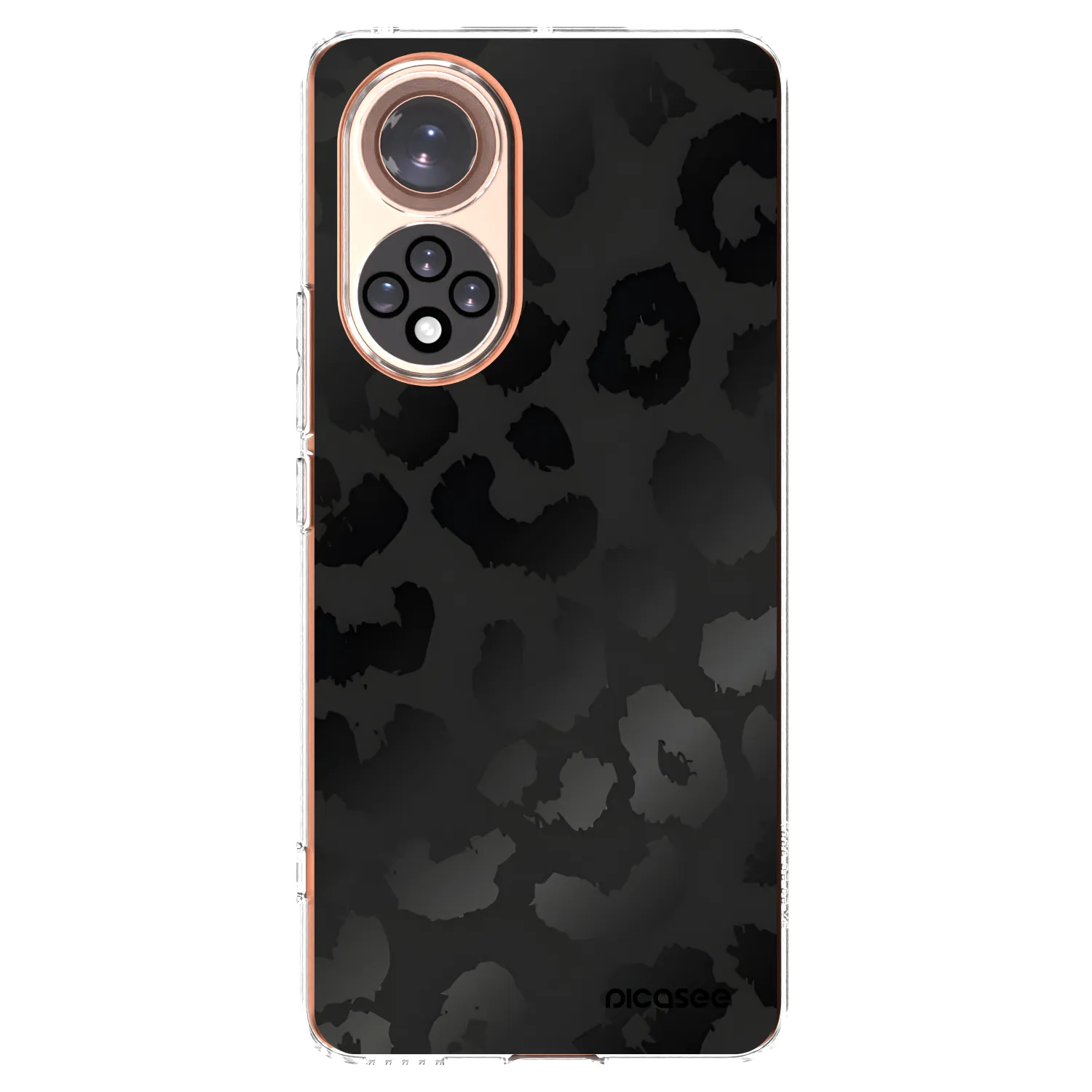 Picasee Honor 50 5G Hülle - Transparentes Silikon - Midnight Leopard