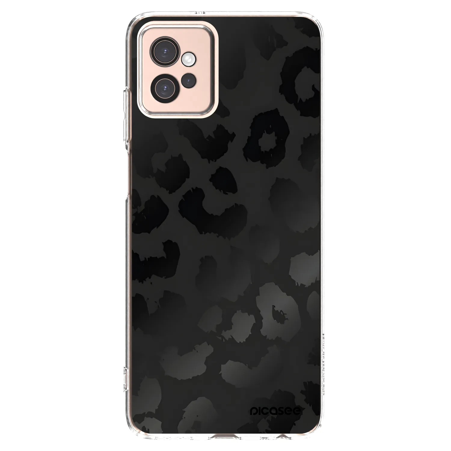 Picasee Motorola Moto G32 Hülle - Transparentes Silikon - Midnight Leopard