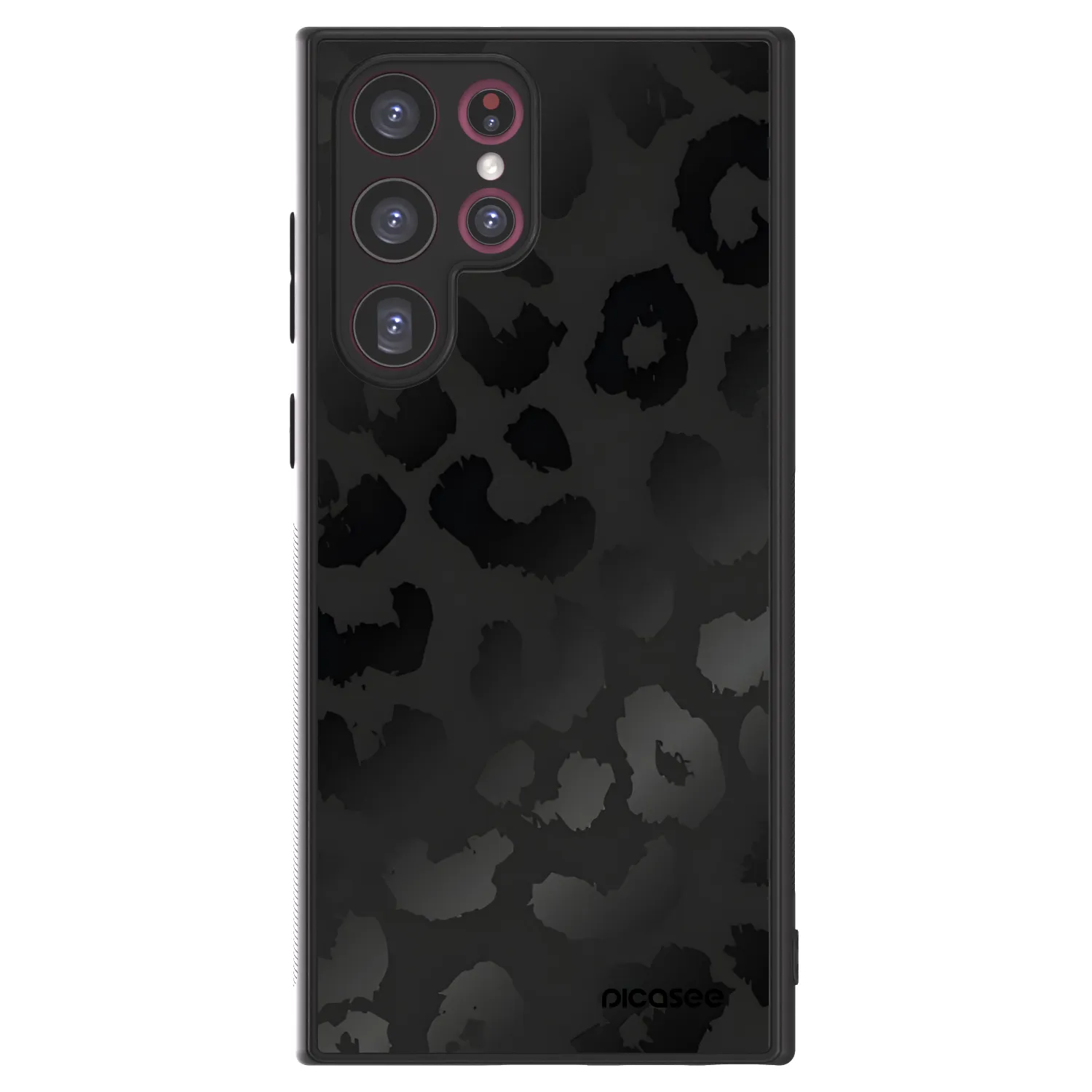 Picasee ULTIMATE CASE PowerShare für Samsung Galaxy S22 Ultra 5G - Midnight Leopard