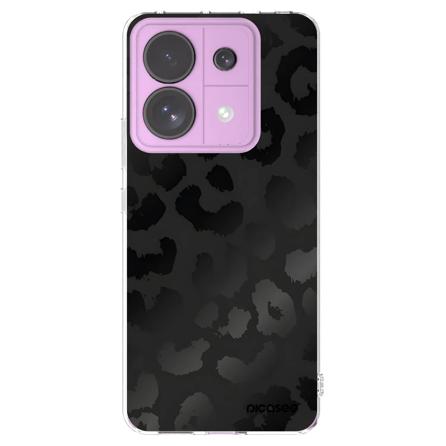Picasee Xiaomi Redmi Note 13 Pro 5G Hülle - Transparentes Silikon - Midnight Leopard