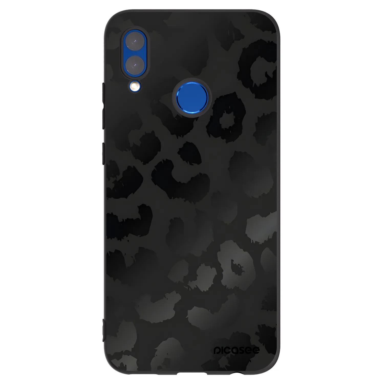 Picasee Huawei P Smart 2019 Hülle - Schwarzes Silikon - Midnight Leopard