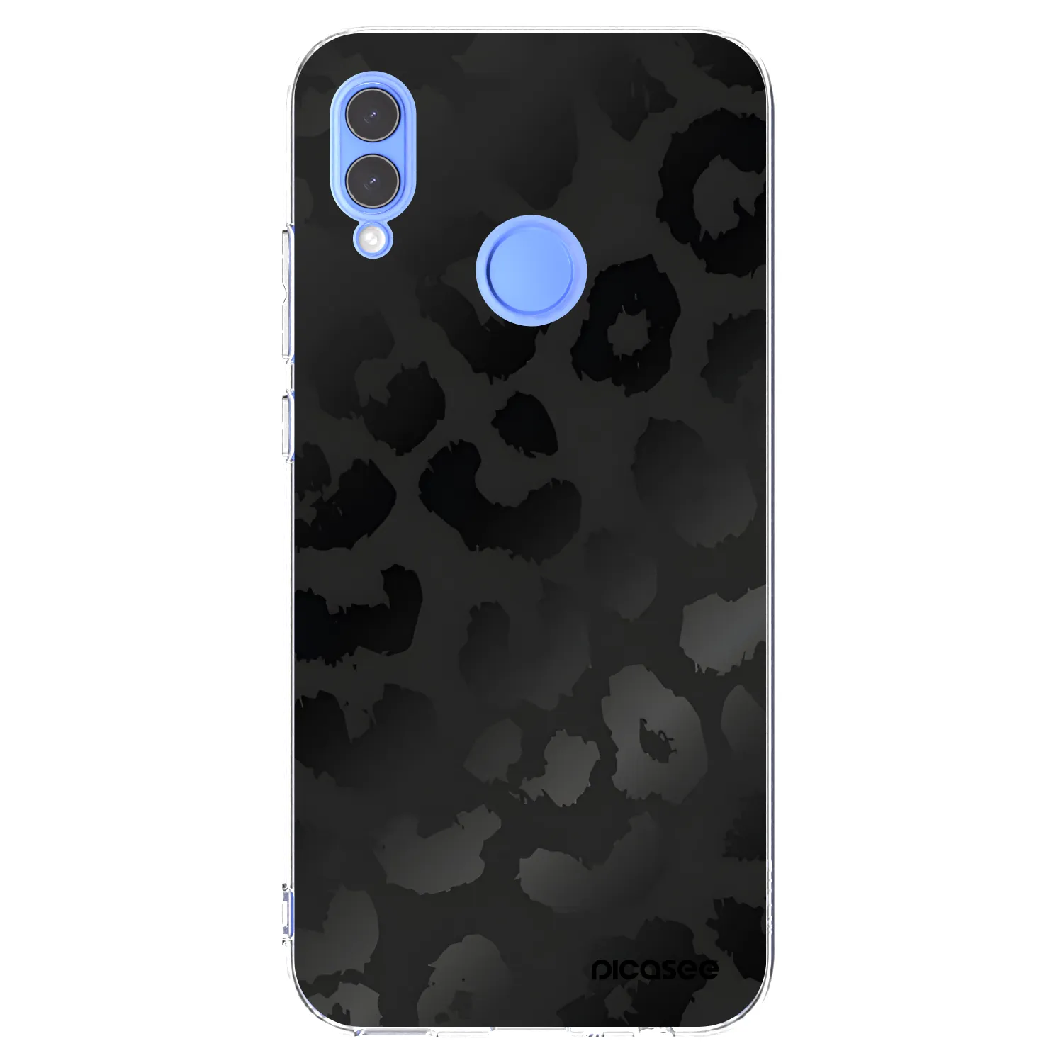 Picasee Huawei P Smart 2019 Hülle - Transparentes Silikon - Midnight Leopard
