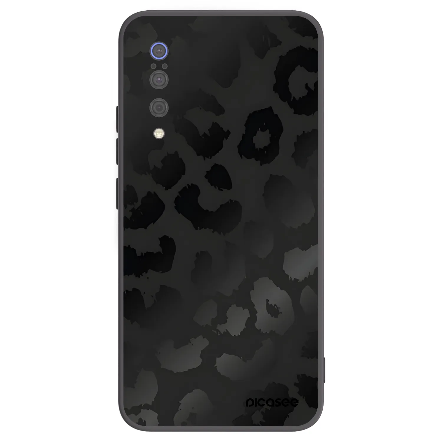 Picasee Xiaomi Mi 9 Hülle - Schwarzes Silikon - Midnight Leopard