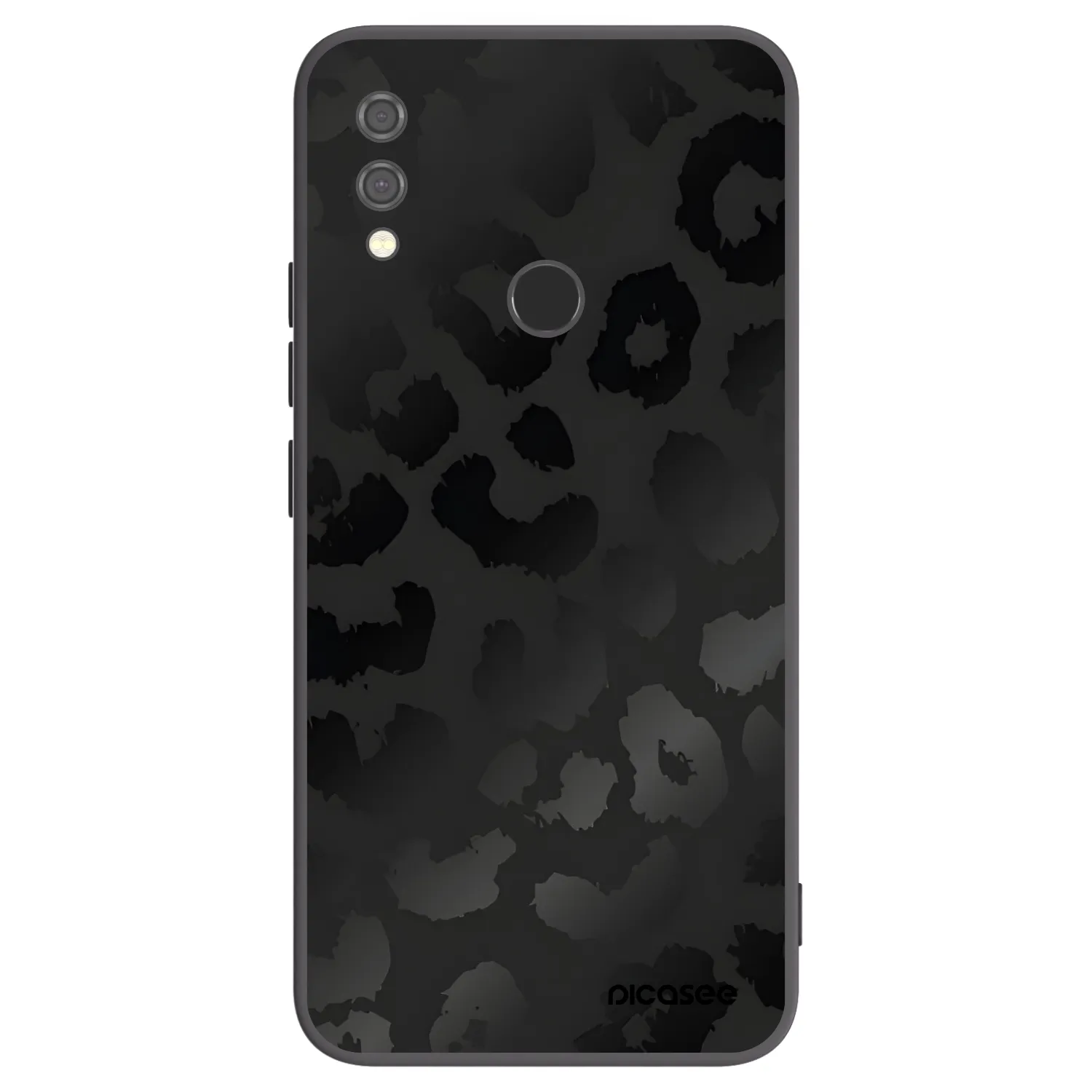 Picasee Xiaomi Redmi Note 7 Hülle - Schwarzes Silikon - Midnight Leopard