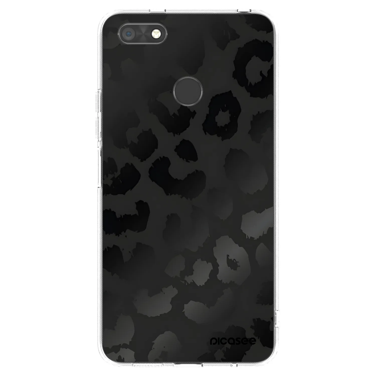 Picasee Huawei P9 Lite Mini Hülle - Transparentes Silikon - Midnight Leopard