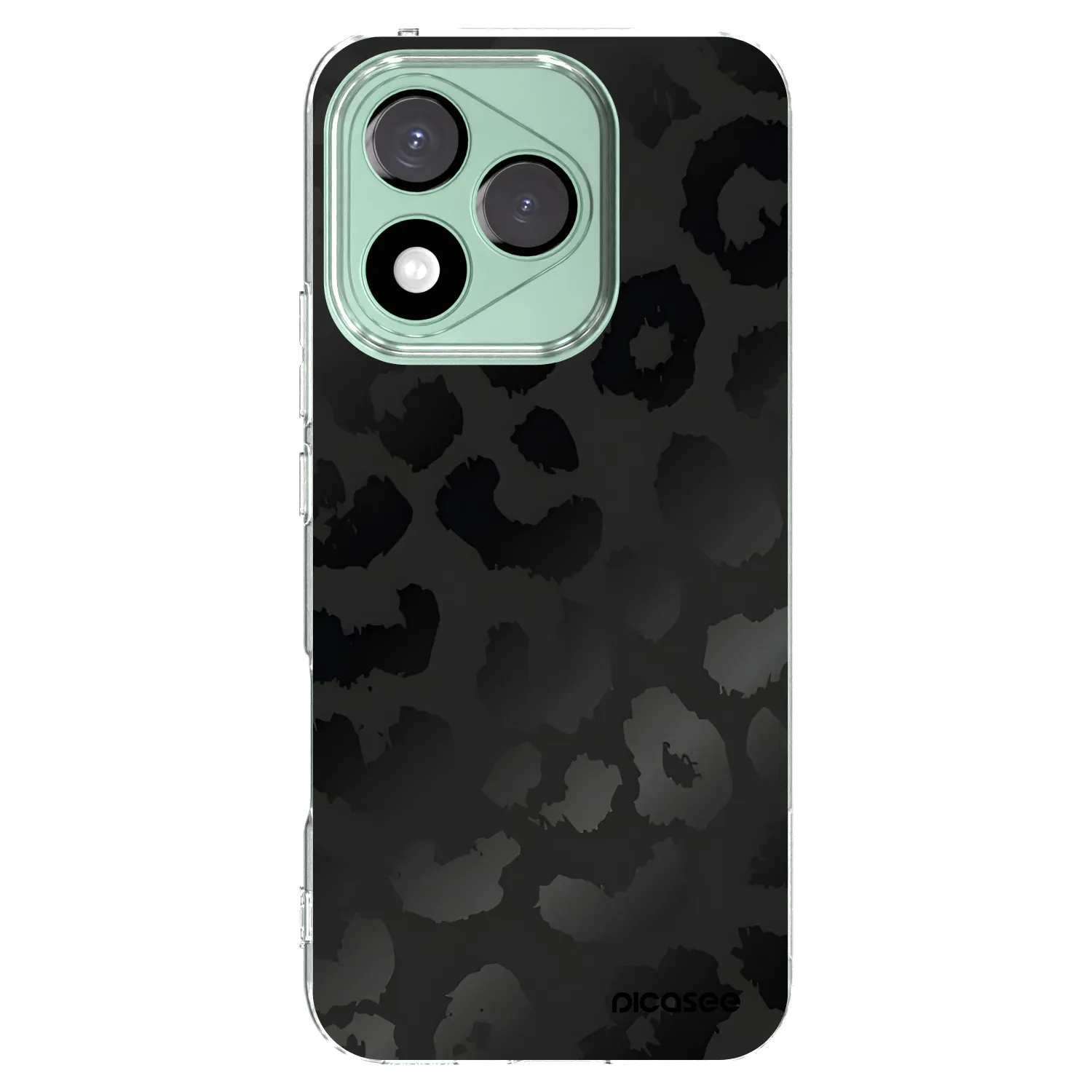 Picasee Honor 400 Lite 5G Hülle - Transparentes Silikon - Midnight Leopard