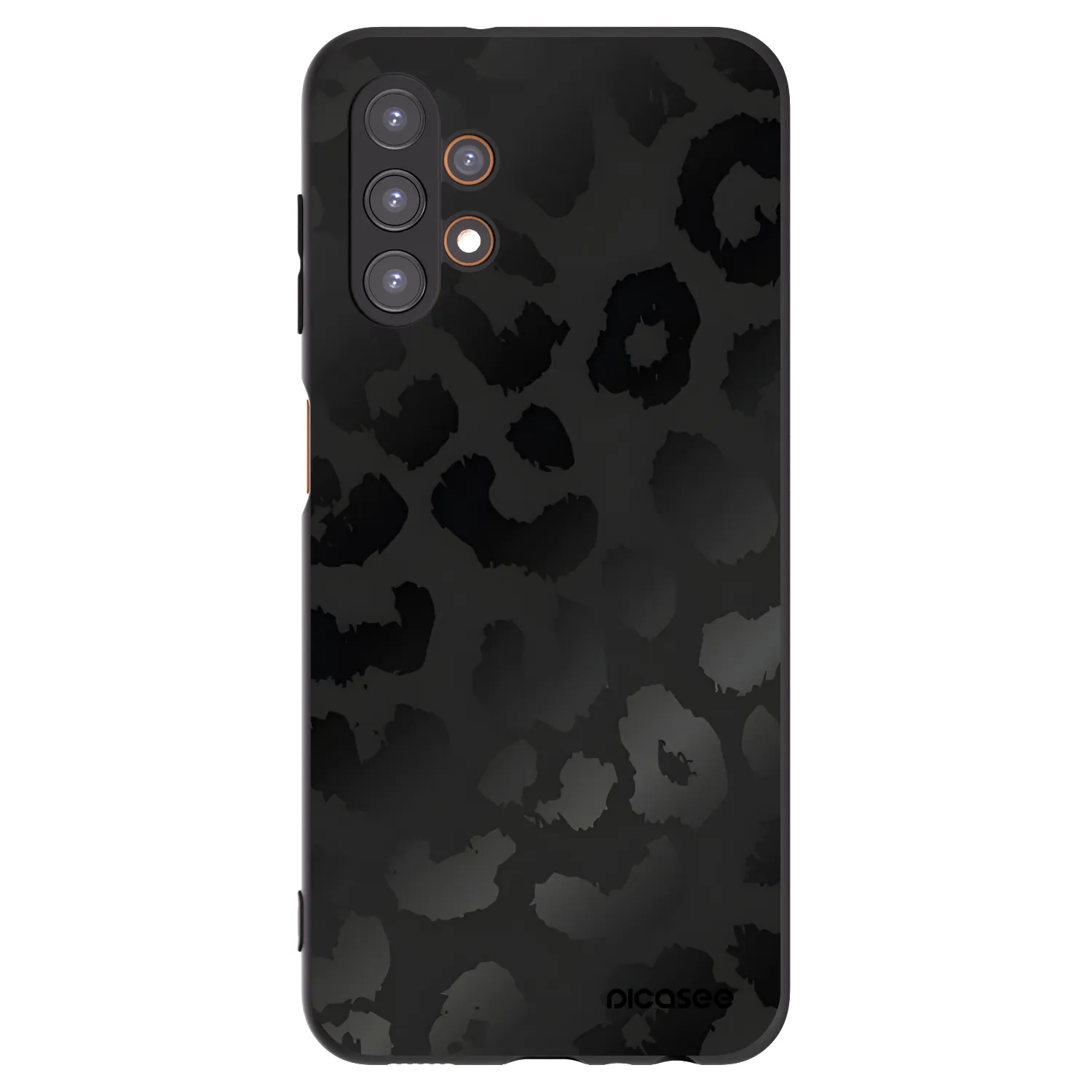 Picasee Samsung Galaxy A13 5G Hülle - Schwarzes Silikon - Midnight Leopard