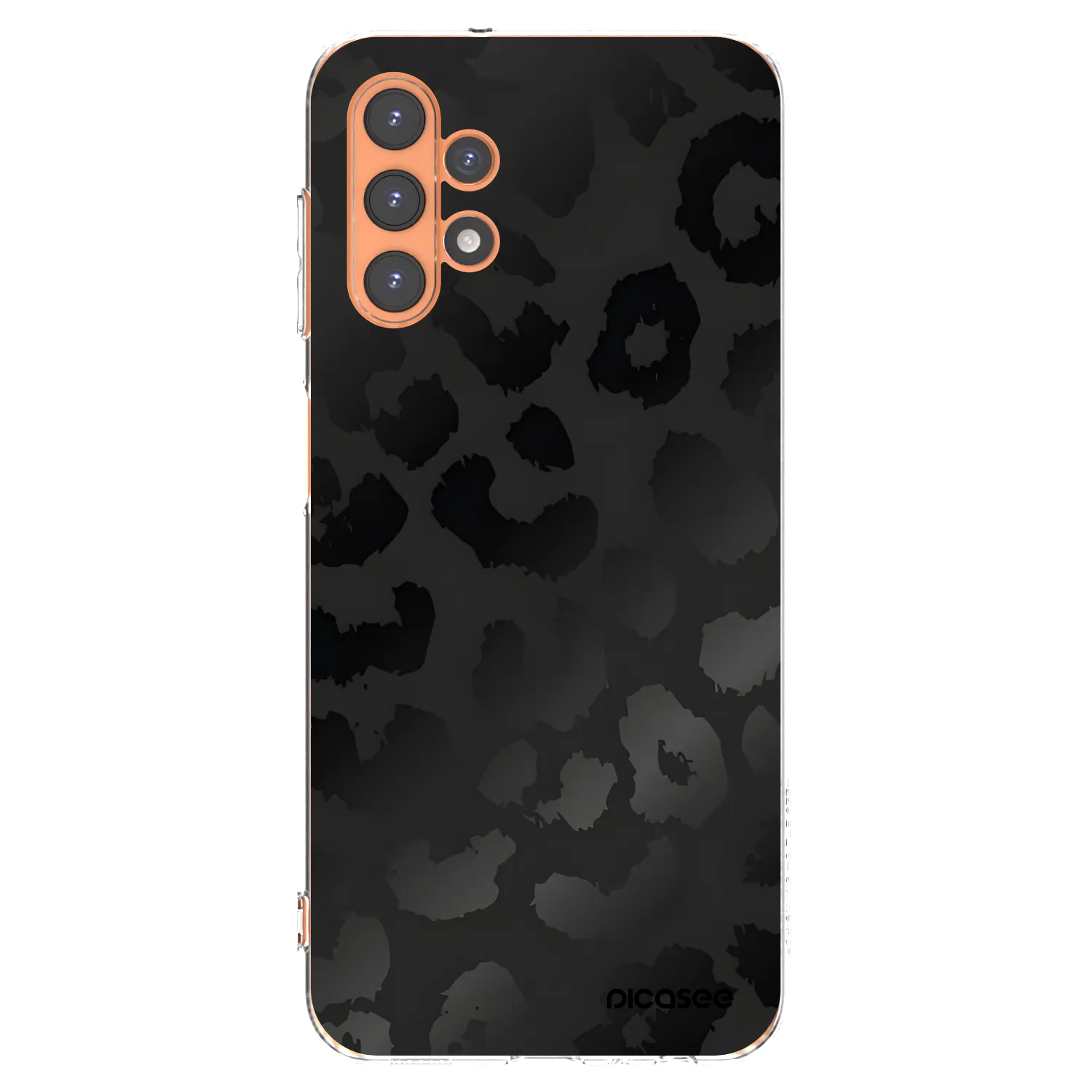 Picasee Samsung Galaxy A13 5G Hülle - Transparentes Silikon - Midnight Leopard