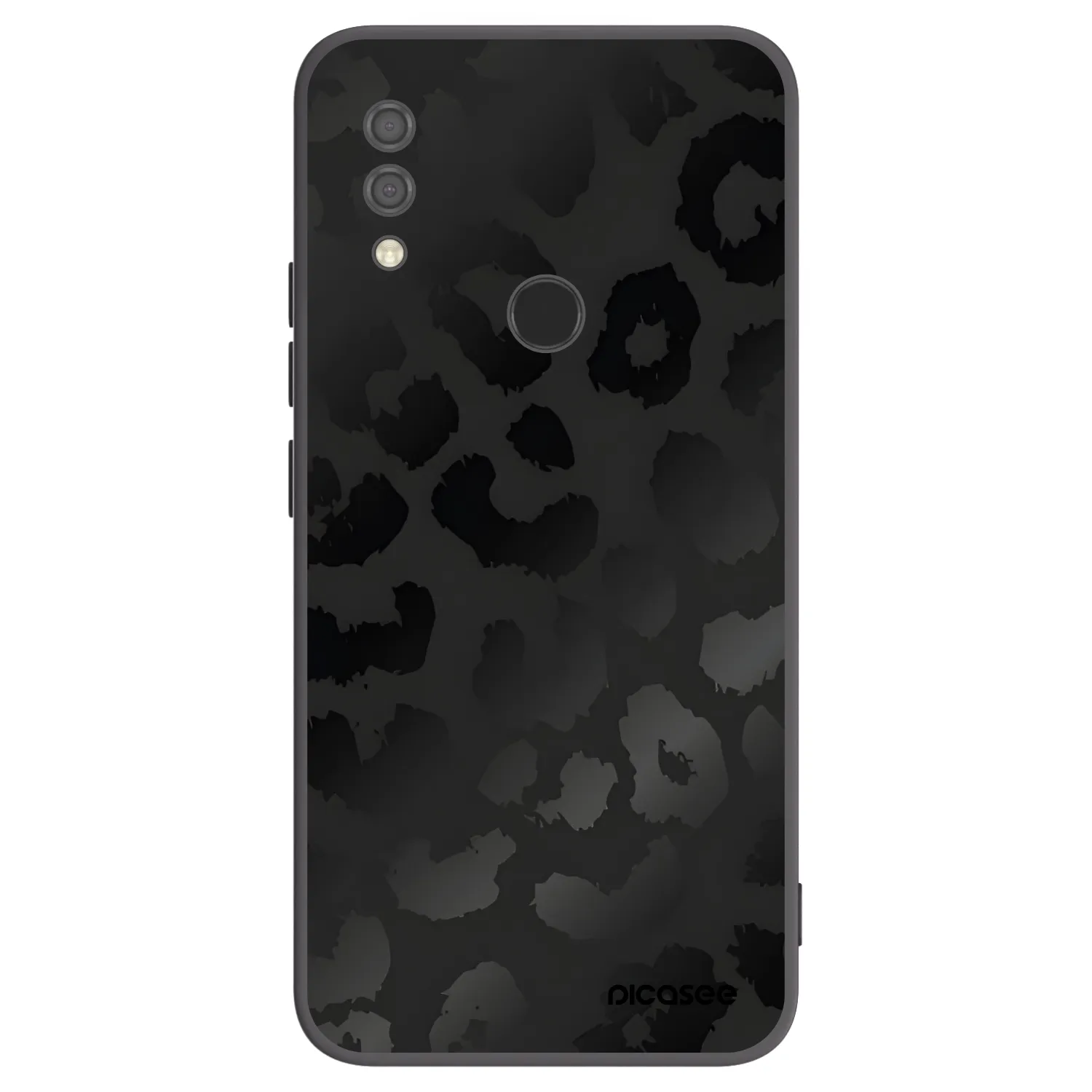 Picasee Xiaomi Redmi 7 Hülle - Schwarzes Silikon - Midnight Leopard