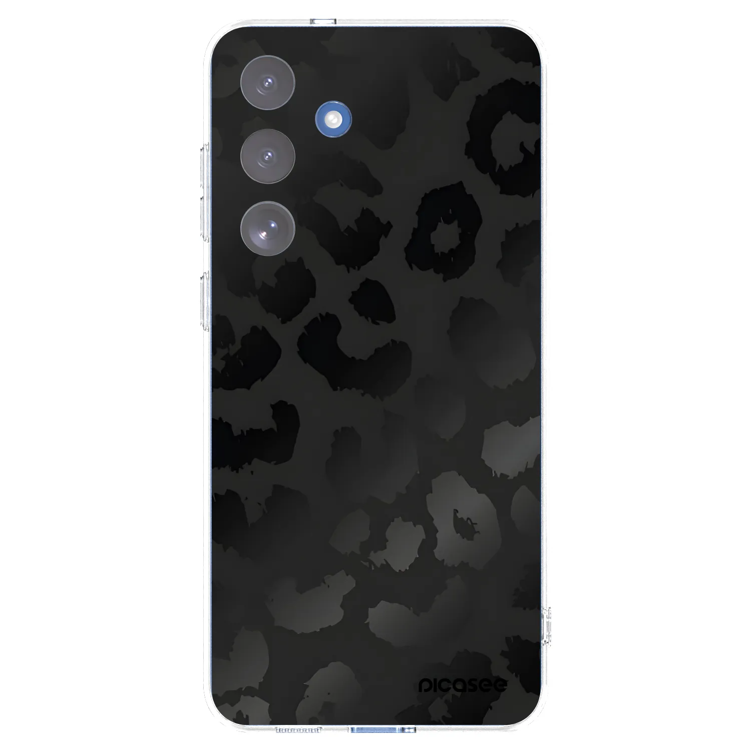 Picasee Samsung Galaxy S25 FE 5G Hülle - Transparentes Silikon - Midnight Leopard