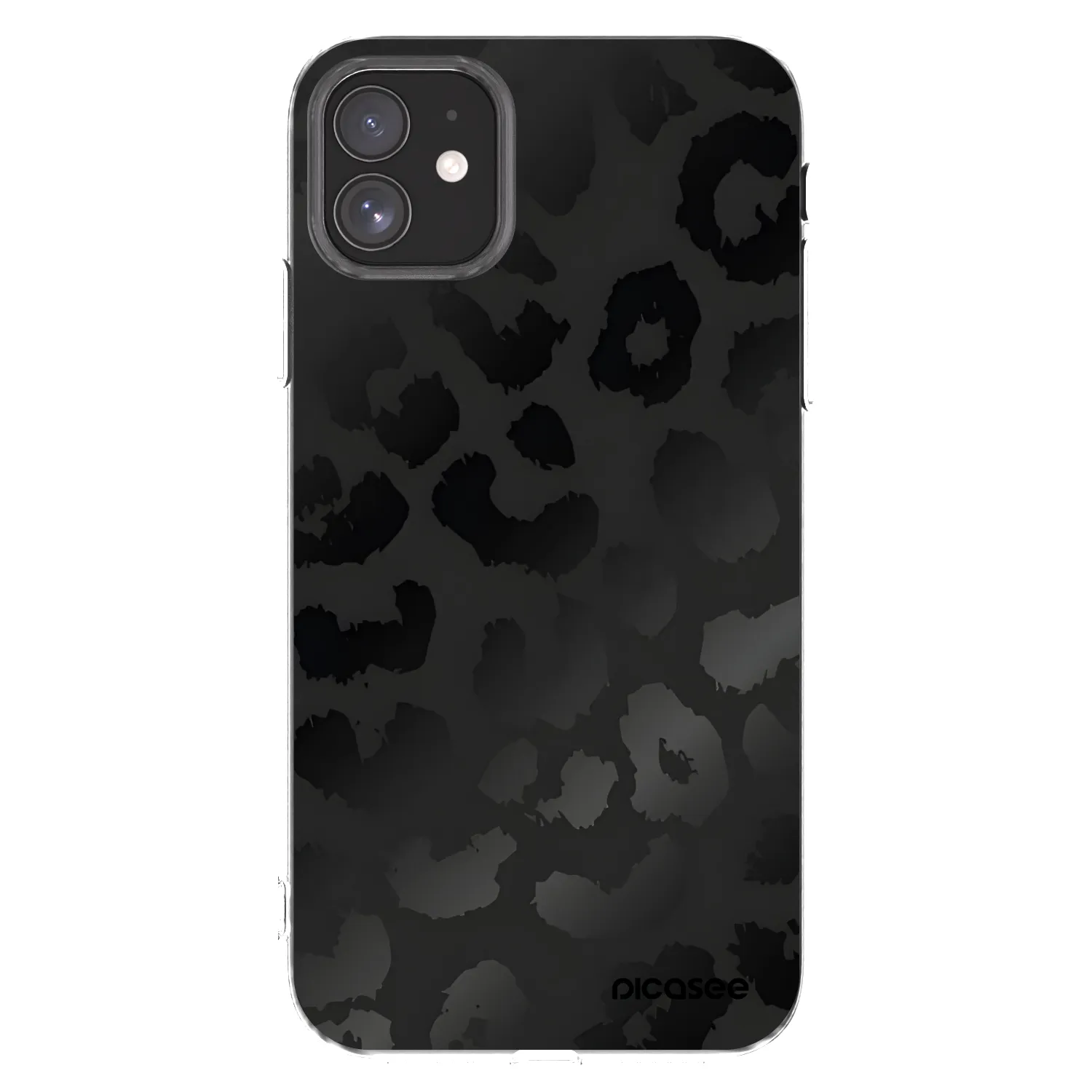 Picasee Apple iPhone 11 Hülle - Transparentes Silikon - Midnight Leopard