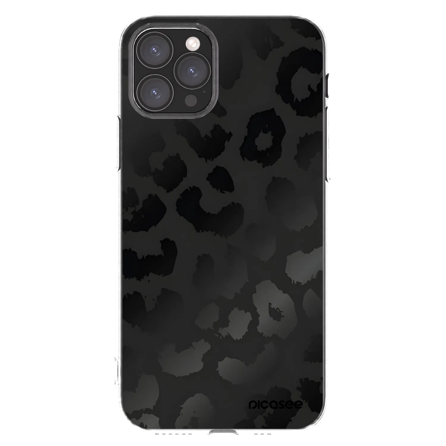 Picasee Apple iPhone 11 Pro Hülle - Transparentes Silikon - Midnight Leopard