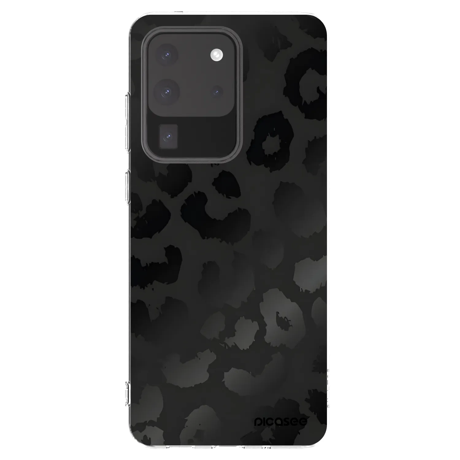 Picasee Samsung Galaxy S20 Ultra 5G G988F Hülle - Transparentes Silikon - Midnight Leopard