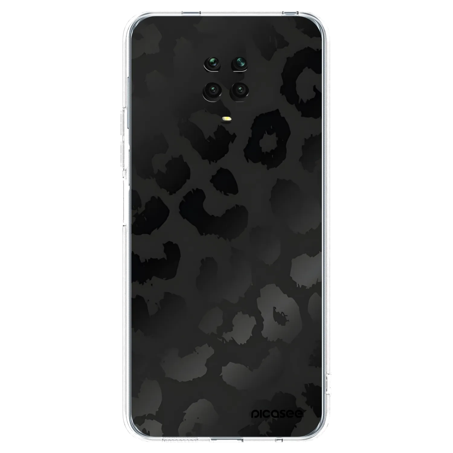 Picasee Xiaomi Redmi Note 9 Pro Hülle - Transparentes Silikon - Midnight Leopard