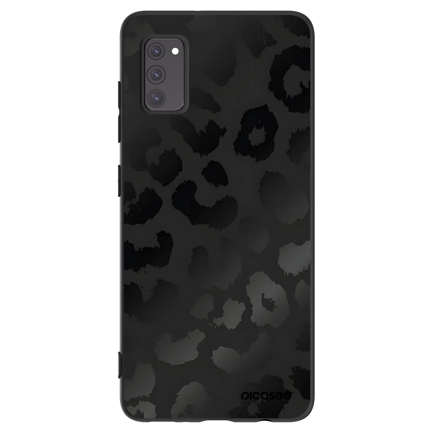Picasee Samsung Galaxy A41 A415F Hülle - Schwarzes Silikon - Midnight Leopard
