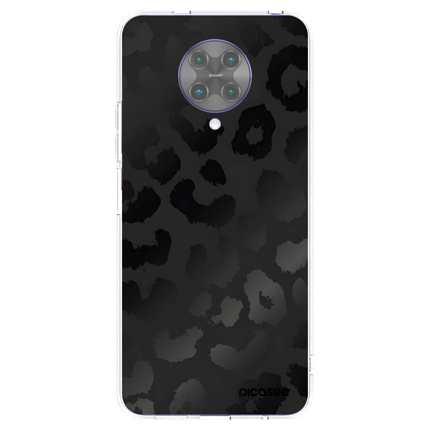 Picasee Xiaomi Poco F2 Pro Hülle - Transparentes Silikon - Midnight Leopard