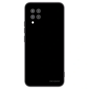 Picasee Samsung Galaxy A42 A426B Hülle - Schwarzes Silikon - Black Bliss