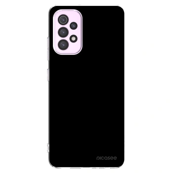Picasee Samsung Galaxy A32 5G A326B Hülle - Transparentes Silikon - Black Bliss