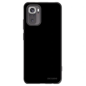 Picasee Xiaomi Redmi Note 10S Hülle - Schwarzes Silikon - Black Bliss