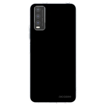 Picasee Vivo Y20s Hülle - Transparentes Silikon - Black Bliss