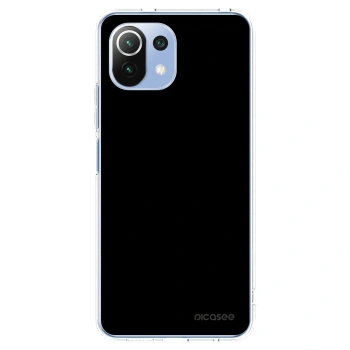 Picasee Xiaomi 11 Lite 5G NE Hülle - Transparentes Silikon - Black Bliss
