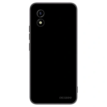 Picasee Vivo Y01 Hülle - Schwarzes Silikon - Black Bliss