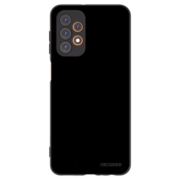Picasee Samsung Galaxy A23 A235F 4G Hülle - Schwarzes Silikon - Black Bliss