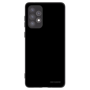 Picasee Samsung Galaxy A73 5G Hülle - Schwarzes Silikon - Black Bliss