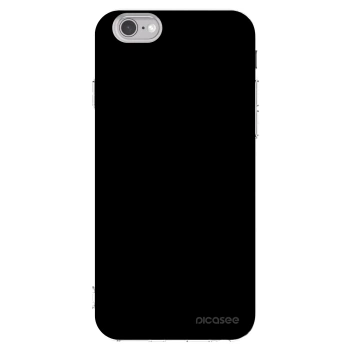 Picasee Apple iPhone 6/6S Hülle - Transparentes Silikon - Black Bliss