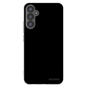Picasee Samsung Galaxy A34 5G A346B Hülle - Transparentes Silikon - Black Bliss