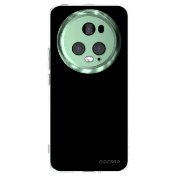 Picasee Honor Magic5 Pro Hülle - Transparentes Silikon - Black Bliss