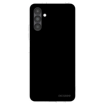 Picasee Samsung Galaxy A04s A047F Hülle - Transparentes Silikon - Black Bliss