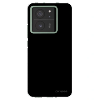 Picasee Xiaomi 13T Pro Hülle - Transparentes Silikon - Black Bliss