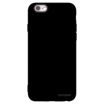 Picasee Apple iPhone 6/6S Hülle - Schwarzes Silikon - Black Bliss