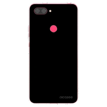 Picasee Xiaomi Mi 8 Lite Hülle - Transparentes Silikon - Black Bliss