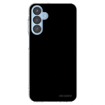 Picasee Samsung Galaxy A15 A156B 5G Hülle - Transparentes Silikon - Black Bliss