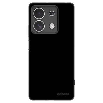 Picasee Xiaomi Redmi Note 13 4G Hülle - Schwarzes Silikon - Black Bliss