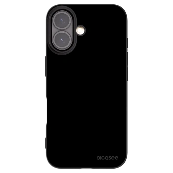 Picasee Apple iPhone 16 Hülle - Schwarzes Silikon - Black Bliss