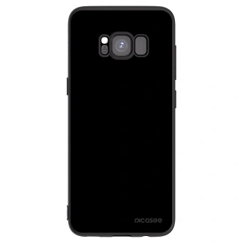 Picasee Samsung Galaxy S8 G950F Hülle - Schwarzes Silikon - Black Bliss