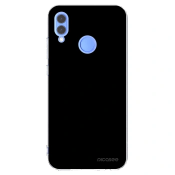 Picasee Honor 10 Lite Hülle - Transparentes Silikon - Black Bliss