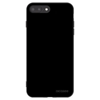 Picasee Apple iPhone 8 Plus Hülle - Schwarzes Silikon - Black Bliss