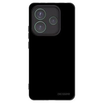 Picasee Xiaomi Redmi Note 14 5G Hülle - Schwarzes Silikon - Black Bliss