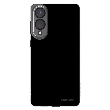 Picasee Samsung Galaxy S25 Edge 5G Hülle - Transparentes Silikon - Black Bliss