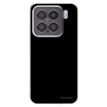 Picasee Xiaomi 15 Hülle - Transparentes Silikon - Black Bliss