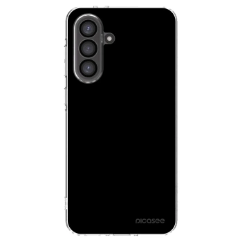 Picasee Samsung Galaxy A36 5G Hülle - Transparentes Silikon - Black Bliss