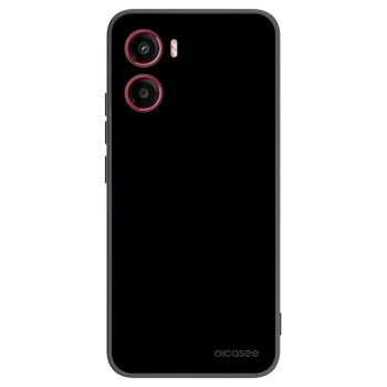 Picasee Motorola Moto G05 Hülle - Schwarzes Silikon - Black Bliss