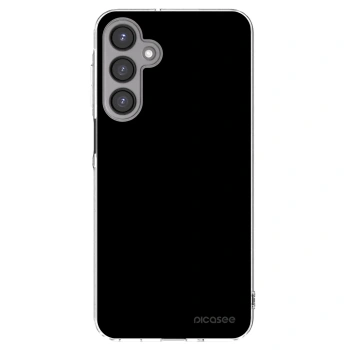 Picasee Samsung Galaxy A16 4G Hülle - Transparentes Silikon - Black Bliss